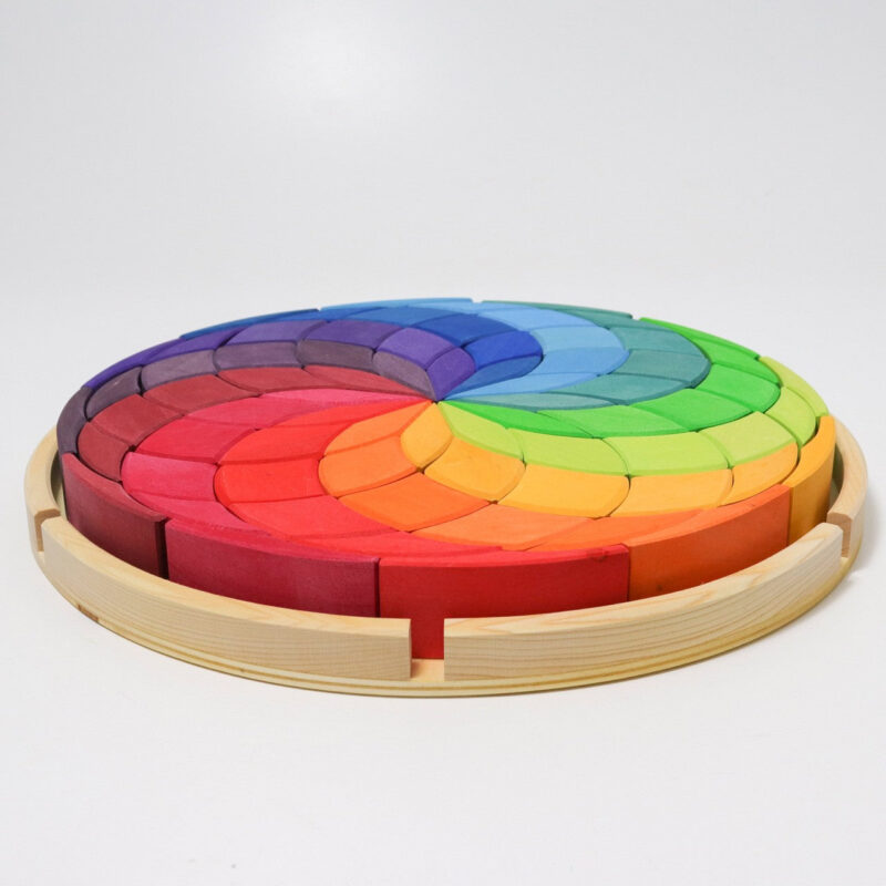 Grimm's Wooden Color Spiral Block Set - Image 4