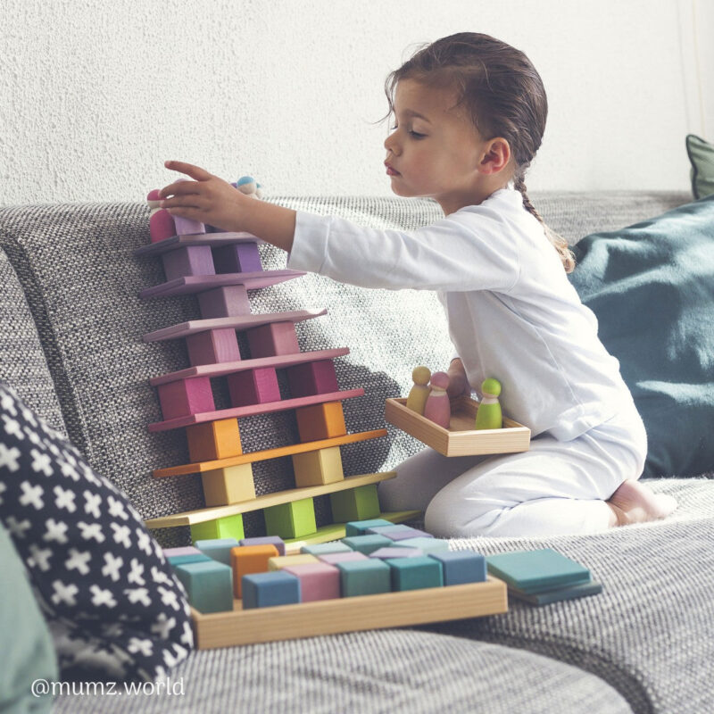Grimm's Pastel Building Boards Set - Image 3