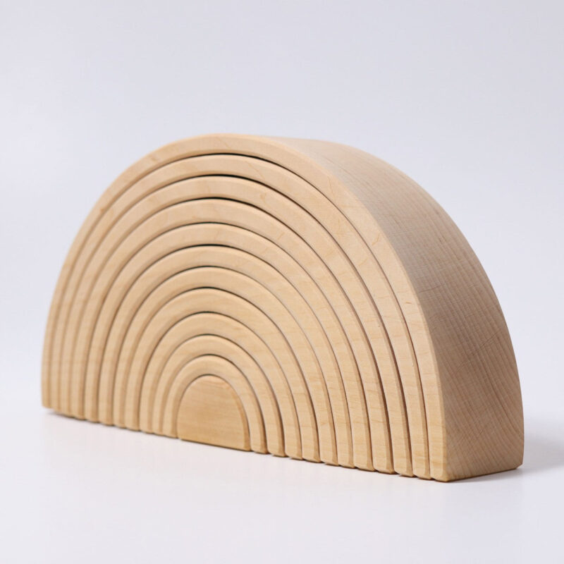 Grimm's Large Natural Rainbow Stacker - Image 2